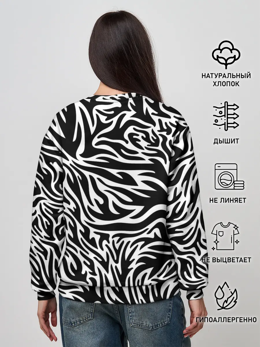 Женский свитшот / Мудрая Панда