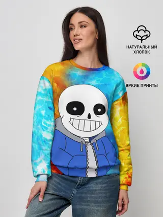 Женский свитшот / Sans | Огни