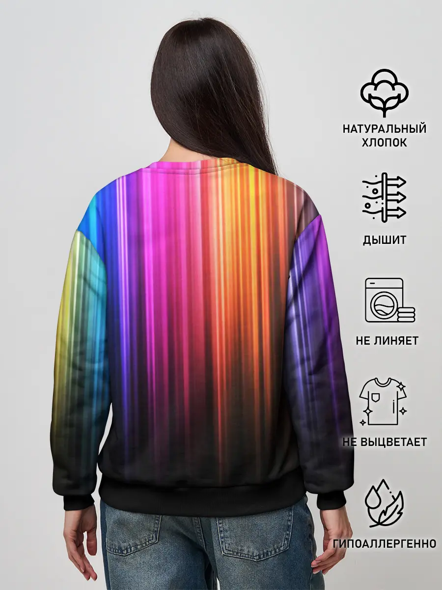 Женский свитшот / НЕОНОВЫЙ ЦВЕТ