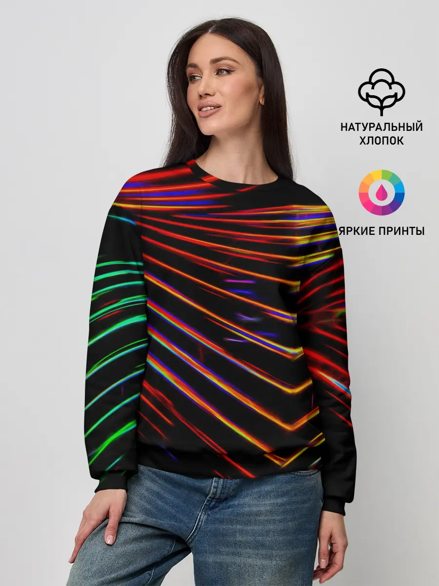 Женский свитшот / STRIPES COLOR