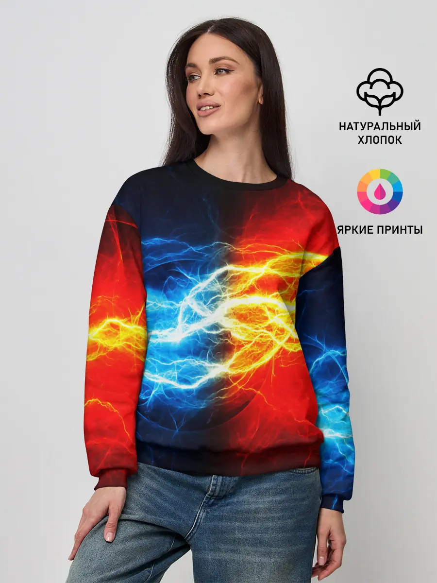 Женский свитшот / БИТВА МОЛНИЙ