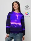 Женский свитшот / НЕОНОВЫЕ МОЛНИИ