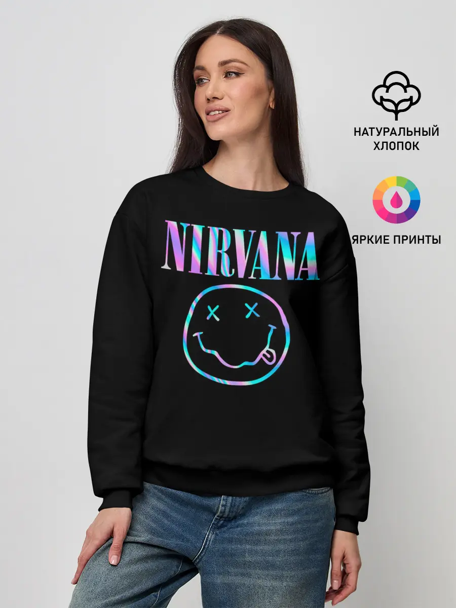 Женский свитшот / Nirvana