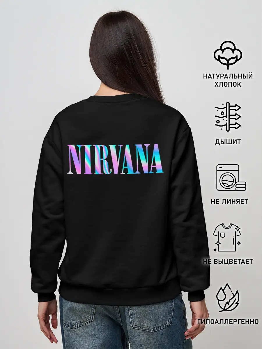 Женский свитшот / Nirvana