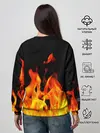 Женский свитшот / ОГНЕННЫЙ