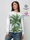 Женский свитшот / Пальмы над головой