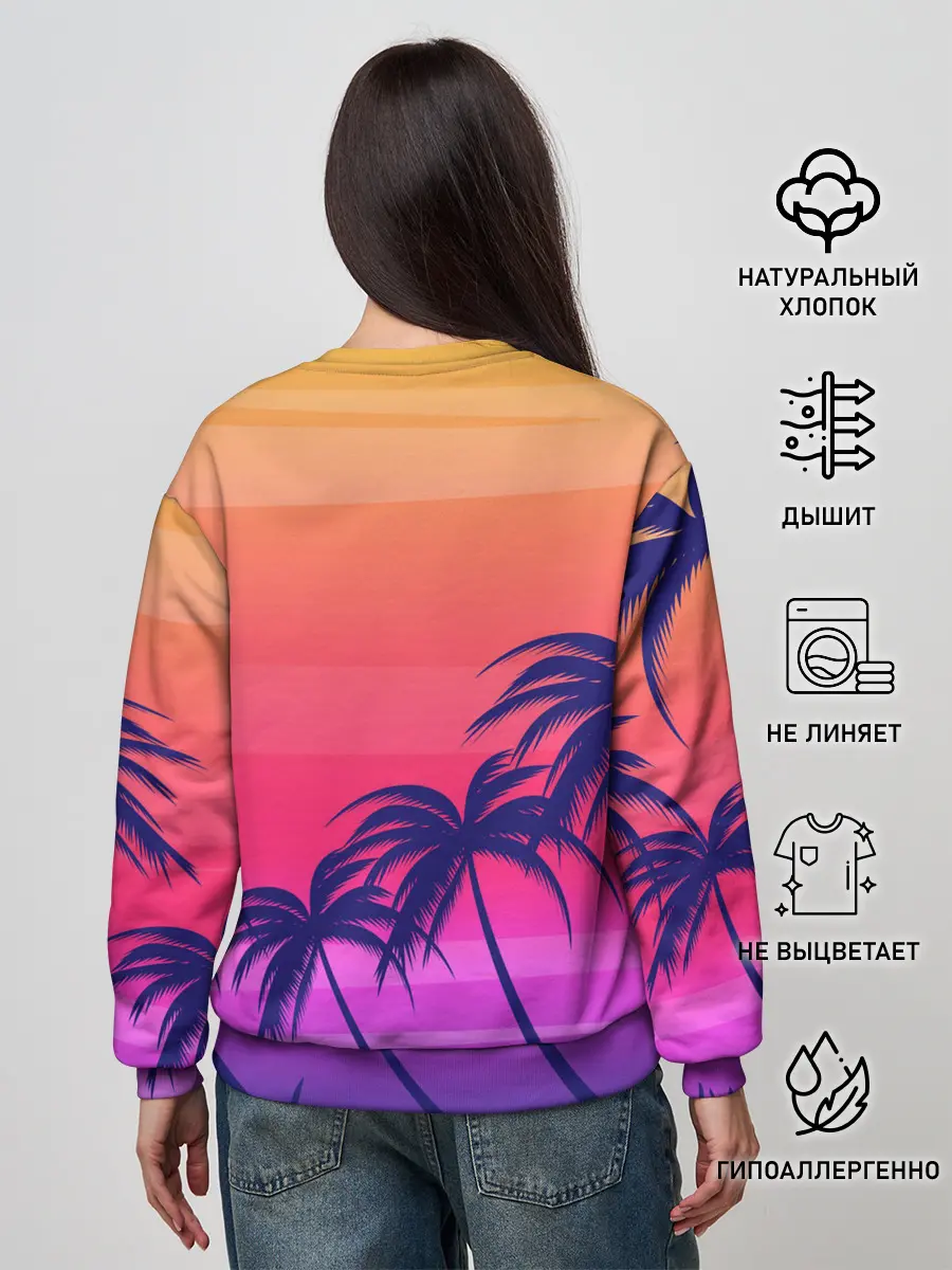 Женский свитшот / Очеровательный закат