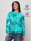Женский свитшот / НЕОНОВЫЕ ПАЛЬМЫ