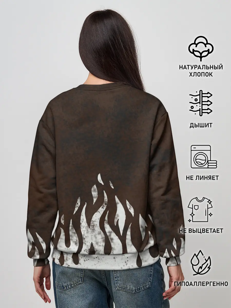 Женский свитшот / cs:go - Оксидное пламя