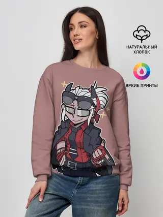 Женский свитшот / Helltaker.