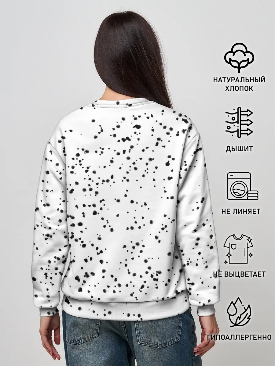 Женский свитшот / Точки