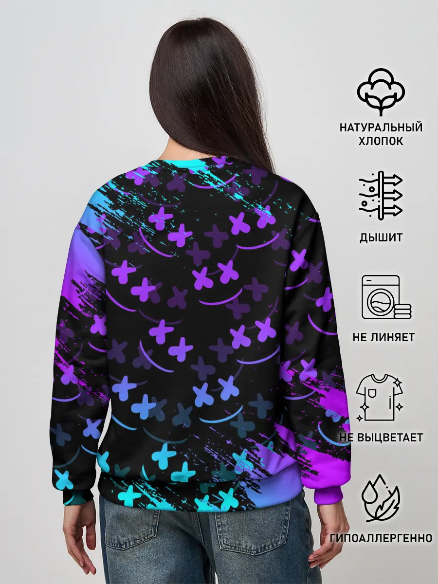 Женский свитшот / FORTNITE x MARSHMELLO