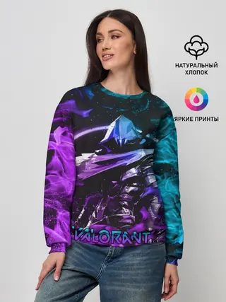 Женский свитшот / VALORANT OMEN