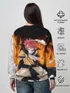 Женский свитшот / Fairy Tail воинственный Нацу