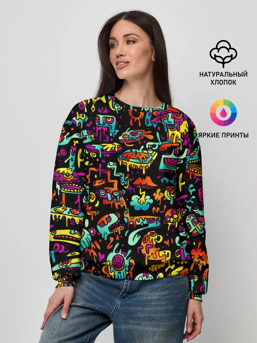 Женский свитшот / Zombi Slime