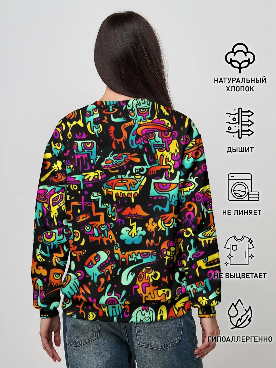 Женский свитшот / Zombi Slime