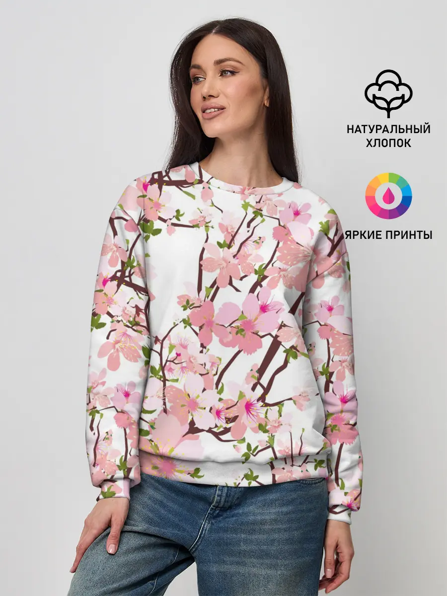 Женский свитшот / Сакура | Sakura