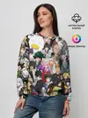 Женский свитшот / Кавалькада персонажей из аниме
