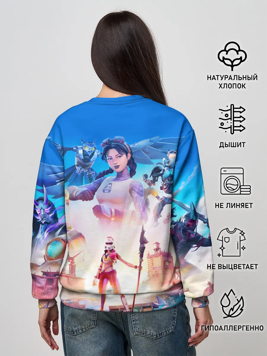 Женский свитшот / ФОРТНАЙТ 3 СЕЗОН