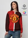 Женский свитшот / Манчестер Юнайтед 3D