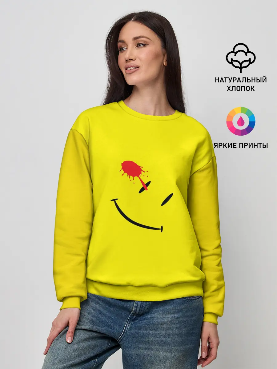 Женский свитшот / Смайлы