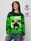 Женский свитшот / MINECRAFT CREEPER