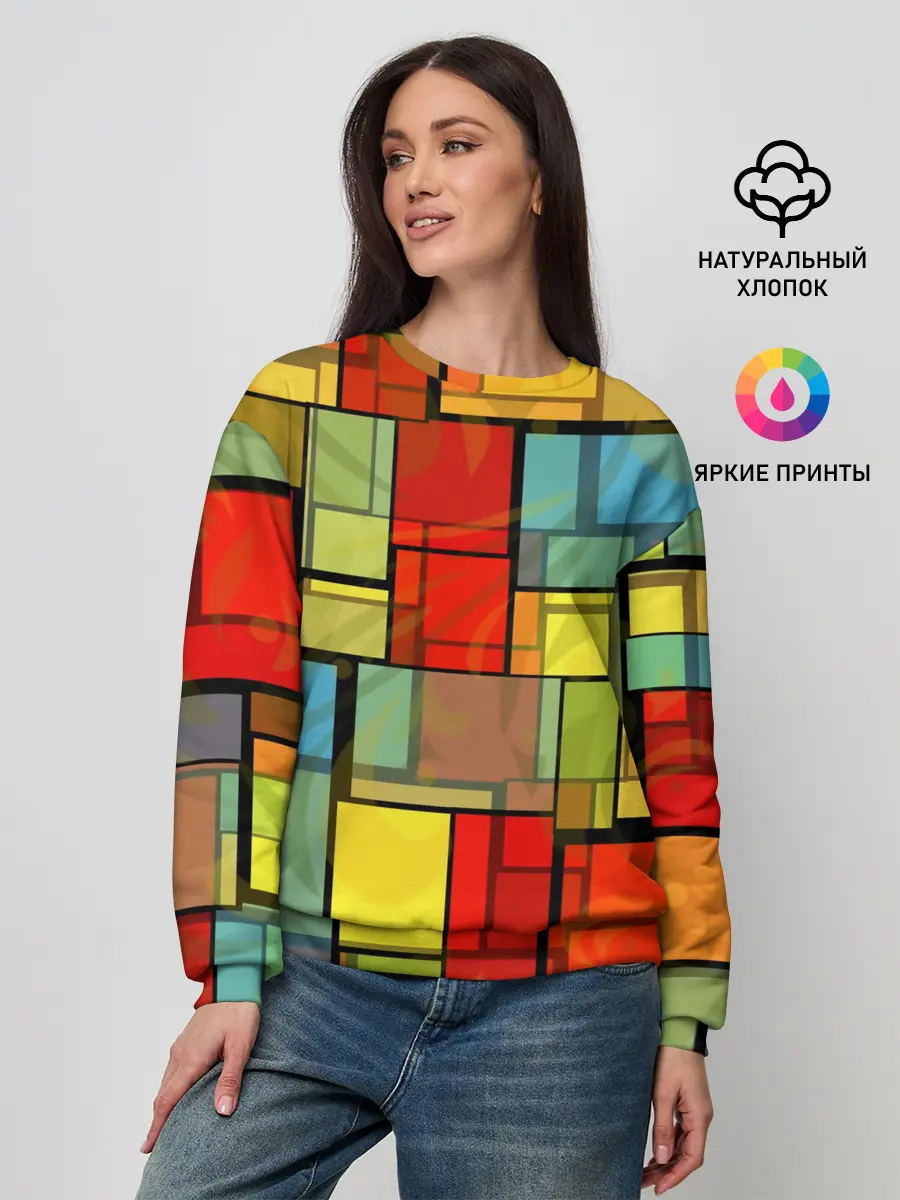 Женский свитшот / ГЕОМЕТРИЯ