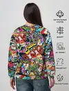 Женский свитшот / Граффити. Крейзи мьюзик