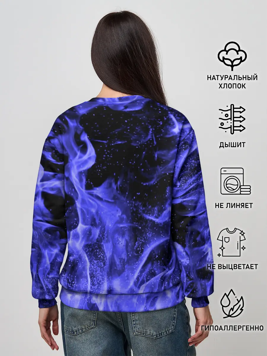 Женский свитшот / MINECRAFT CREEPER