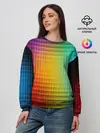 Женский свитшот / Радужный градиент