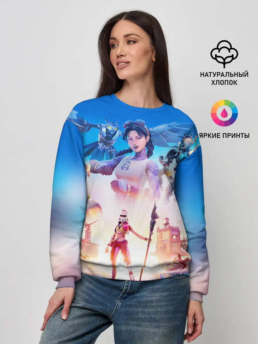 Женский свитшот / ФОРТНАЙТ 3 СЕЗОН