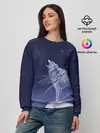 Женский свитшот / WOLF WHITE