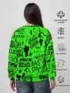 Женский свитшот / BILLIE EILISH | БИЛЛИ АЙЛИШ LOGOBOMBING