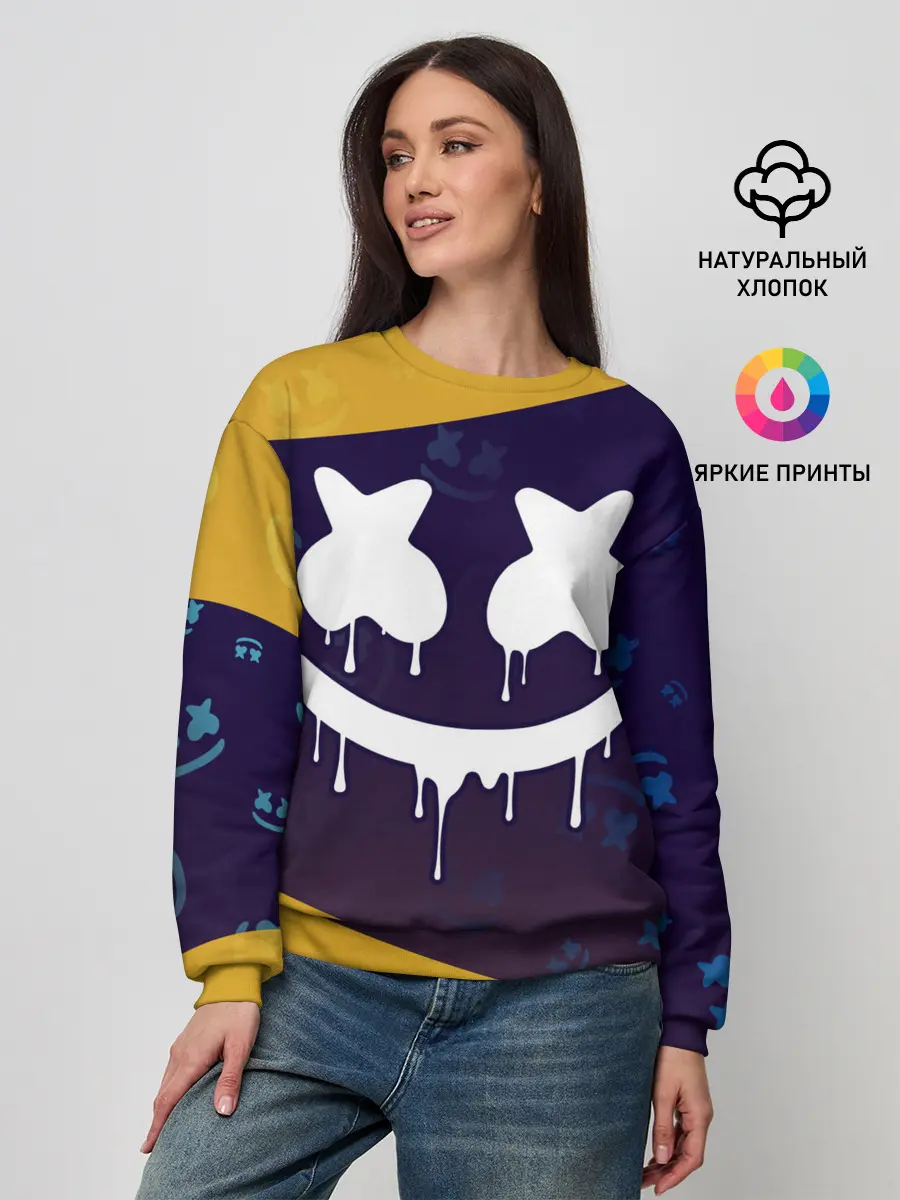 Женский свитшот / MARSHMELLO / МАРШМЕЛЛОУ