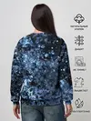Женский свитшот / абстракция жидкость