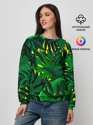 Женский свитшот / В джунглях