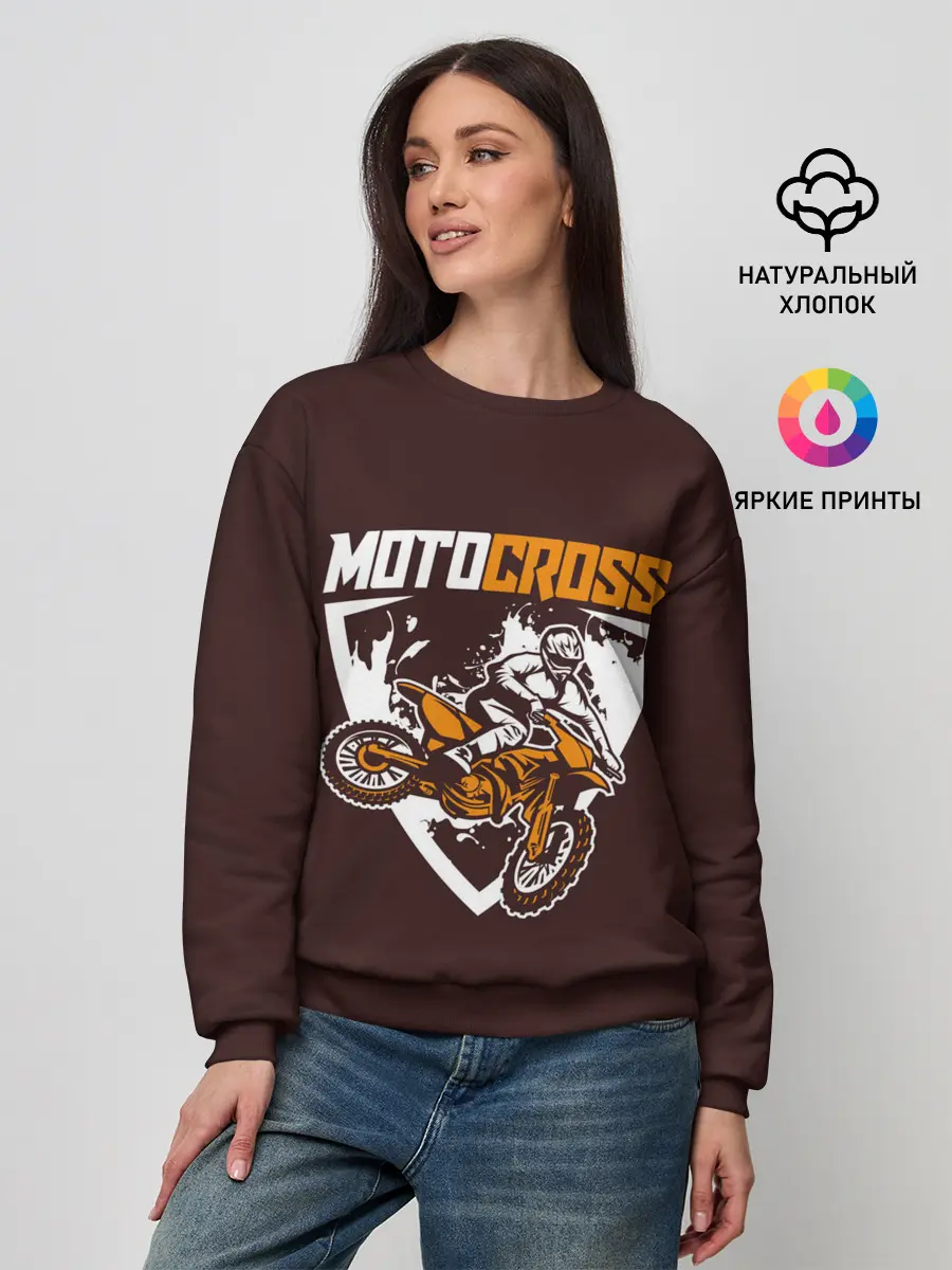 Женский свитшот / MOTOCROSS | МОТОКРОСС