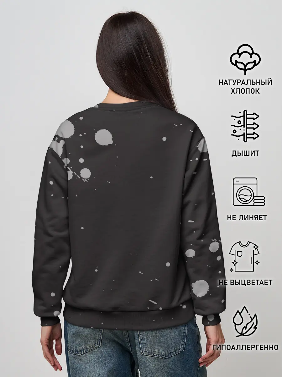 Женский свитшот / RIDE FAST - DIE LAST | МОТО ЖИЗНЬ