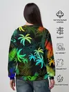 Женский свитшот / ПАЛЬМЫ / ТРОПИКИ