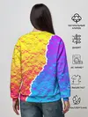 Женский свитшот / Цветные переливы