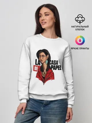 Женский свитшот / БУМАЖНЫЙ ДОМ