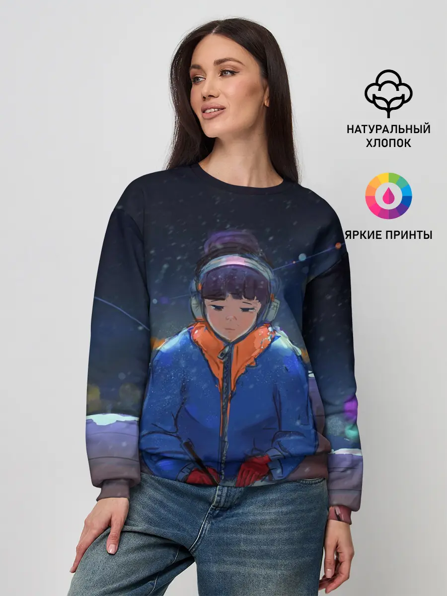 Женский свитшот / Зима