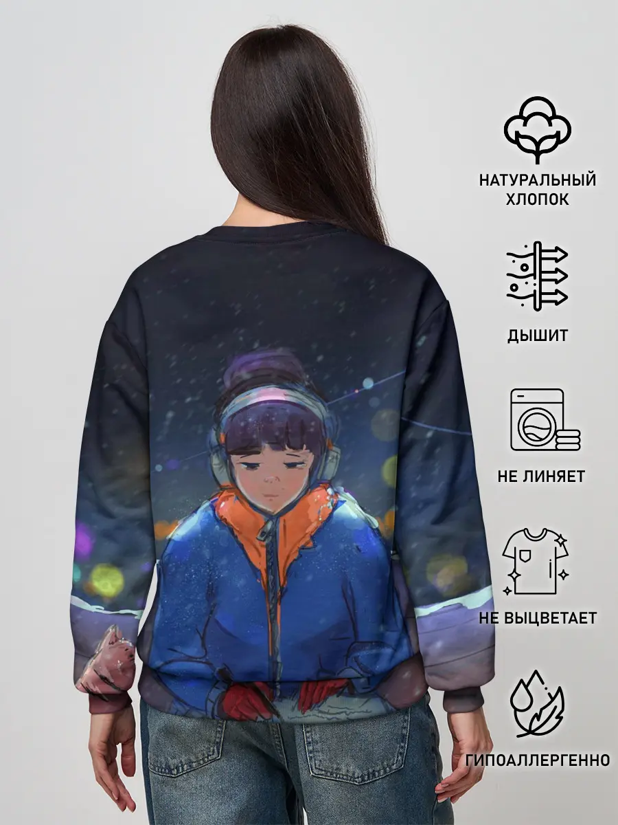 Женский свитшот / Зима