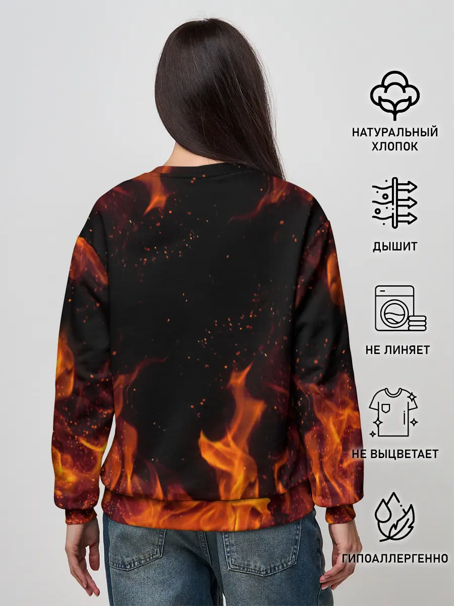 Женский свитшот / S.T.A.L.K.E.R. 2 КОЛЕСО ОБОЗРЕНИЯ,ПРИПЯТЬ