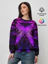 Женский свитшот / абстракция,пришелиц,космос,100