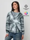 Женский свитшот / Деревья вид снизу мрачный