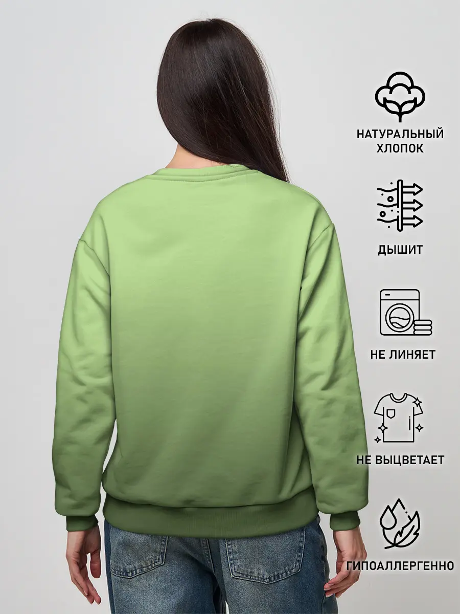 Женский свитшот / Catbus Studio Ghibli Котобус