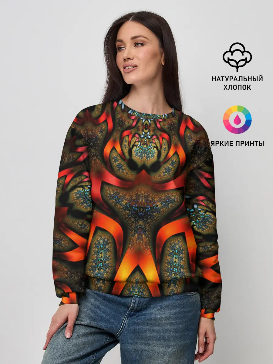 Женский свитшот / ДИКИЙ УЗОР