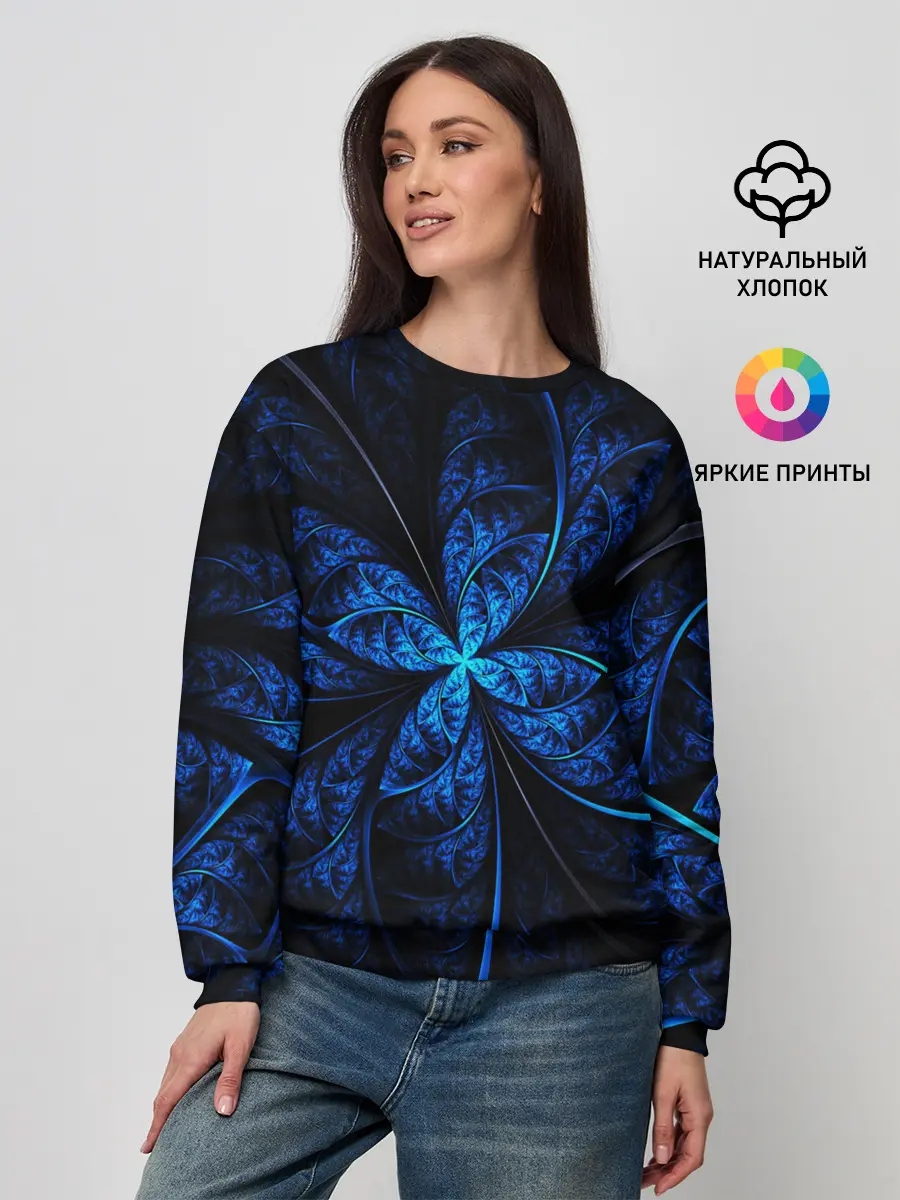 Женский свитшот / DIGITAL FRACTAL