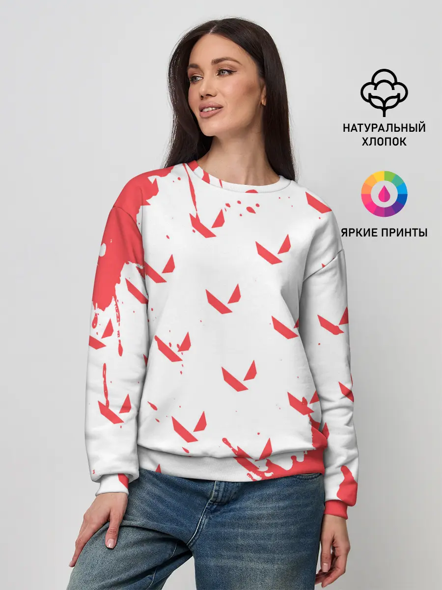 Женский свитшот / VALORANT / ВАЛОРАНТ